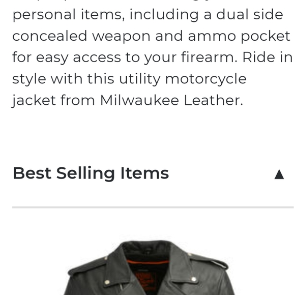 Milwaukee Leather biker jacket - Picture 14 of 16